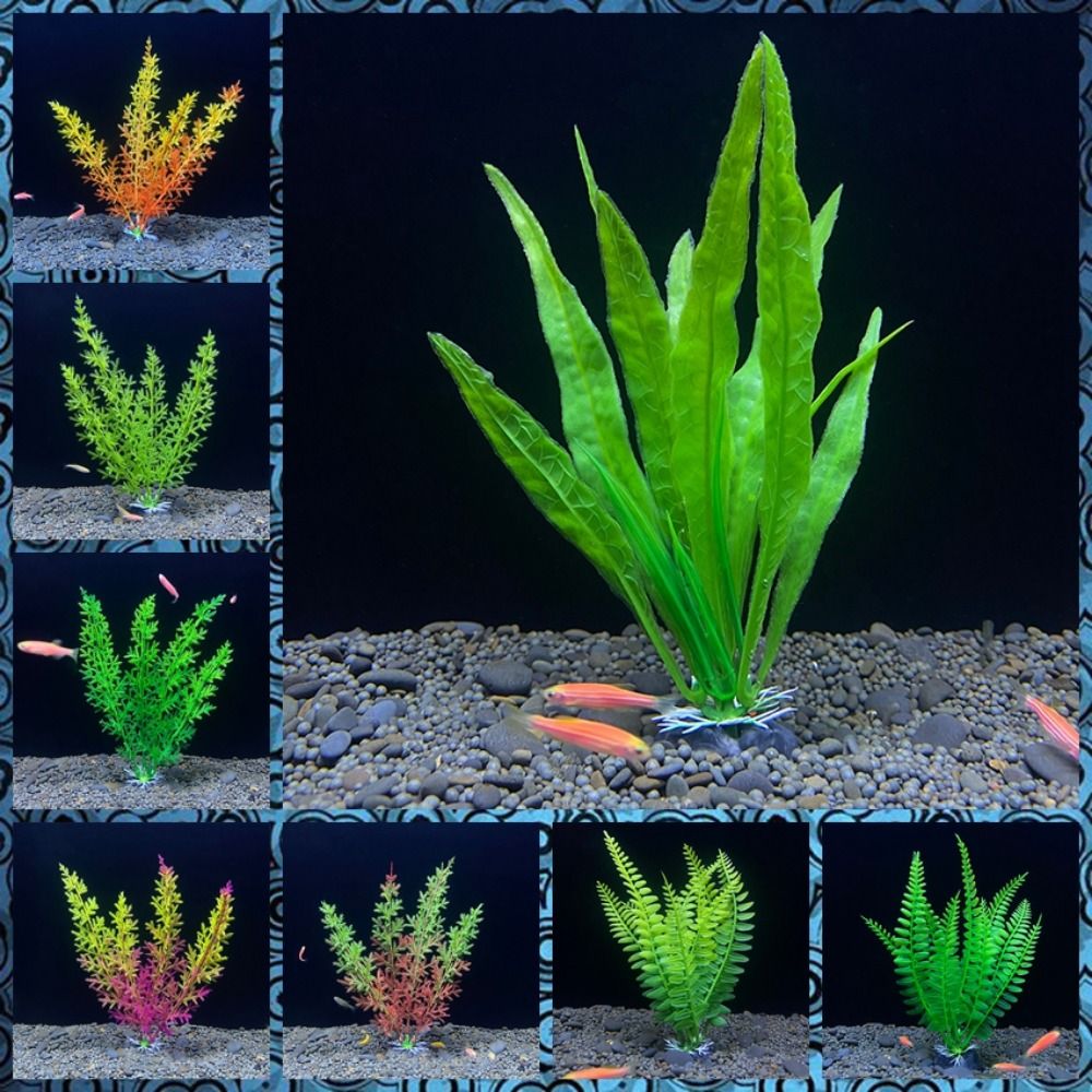 Planted Aquarium Bowl - Fish Tank Ornament Plant Aquarium Artificial