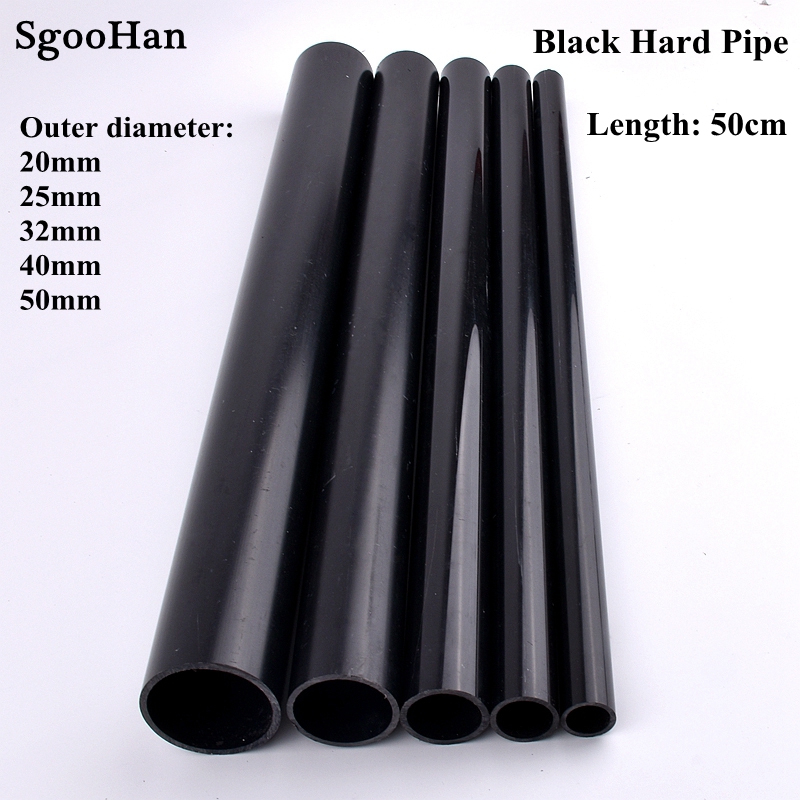 Planted Aquarium Hard Water - 2pcs 20~75mm Black PVC Pipe Aquarium