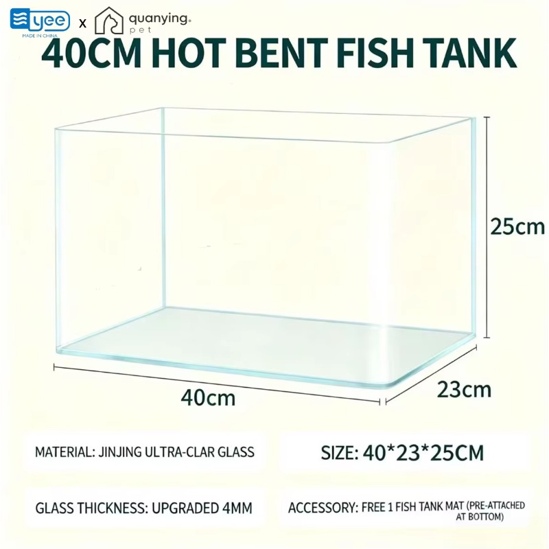 Planted Aquarium Bowl - Ultra White Modern Eco Friendly Rectangle