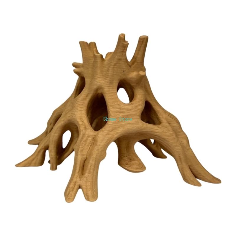 Natural Root Cave Fish Hideout - Planted Aquarium With Driftwood recension och pris