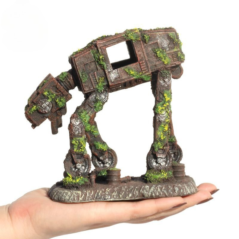 Ornament Resin Robotic Dog Aqu - Planted Aquarium With Driftwood recension och pris