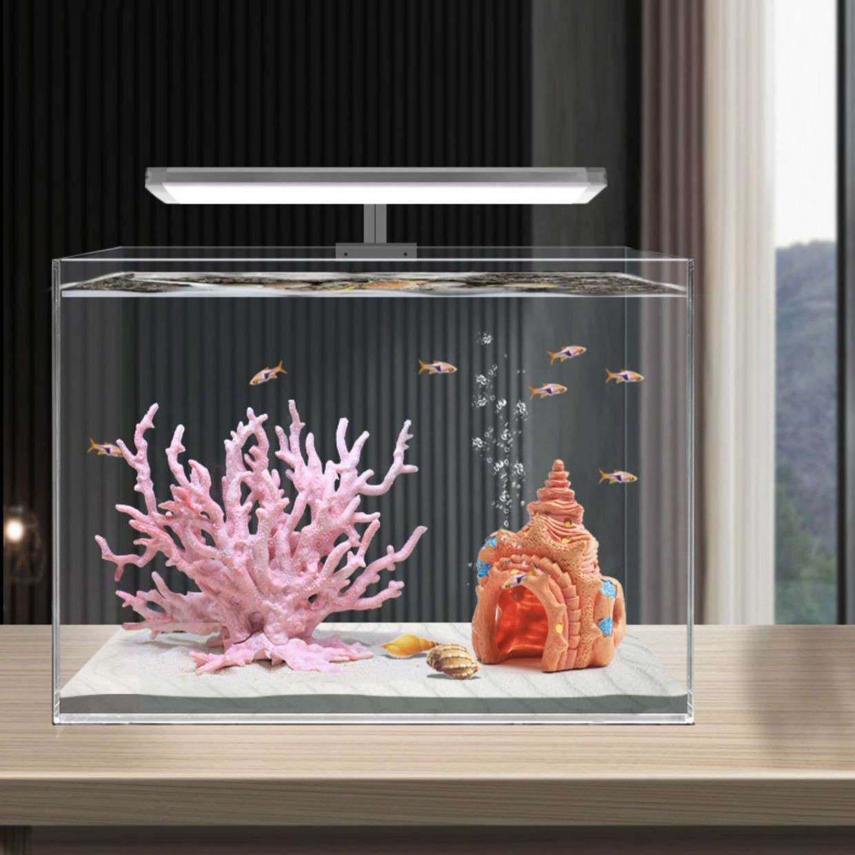 Fish Tank Aquascape Simulation - Planted Aquarium Hard Water recension och pris