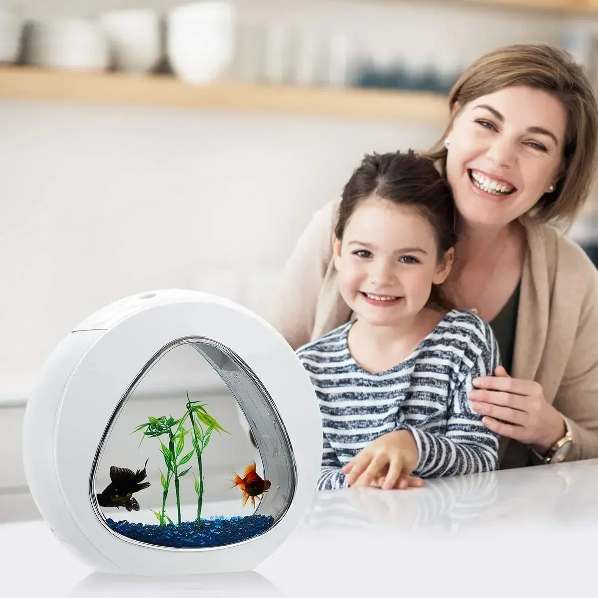 Betta Fish Tank, Fish Aquarium - Planted Aquarium Bowl recension och pris