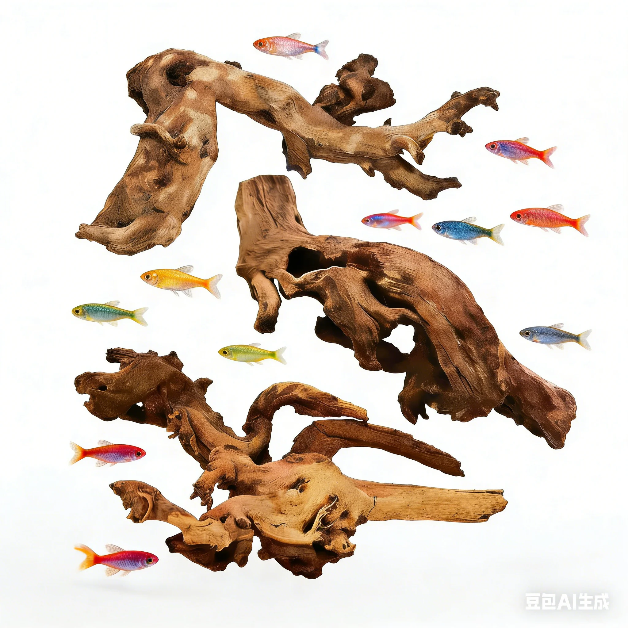New Natural Small Tree Trunk D - Planted Aquarium With Driftwood recension och pris