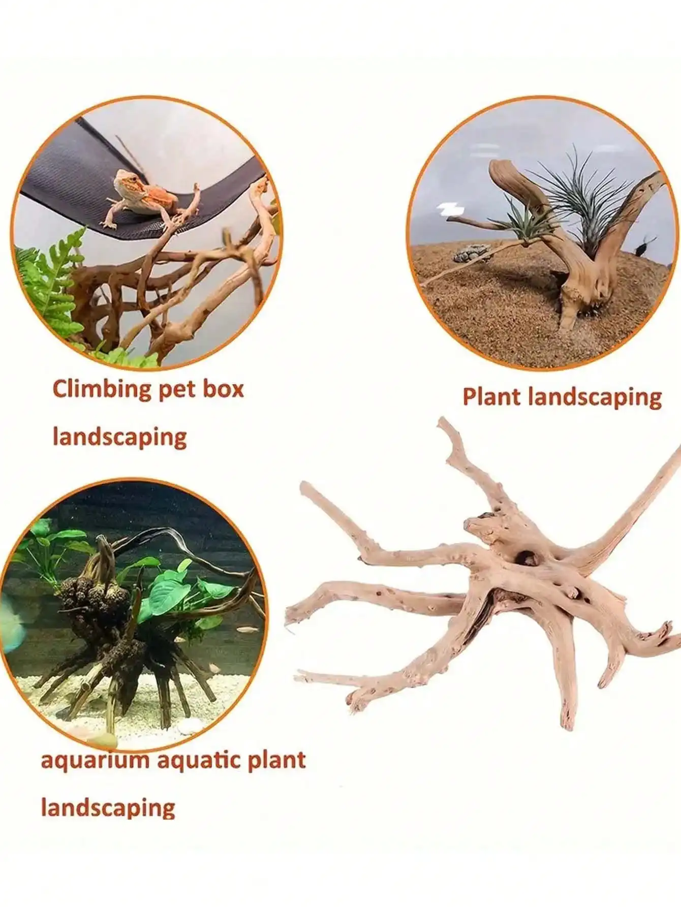 New Natural Small Tree Trunk D - Planted Aquarium With Driftwood recension och pris