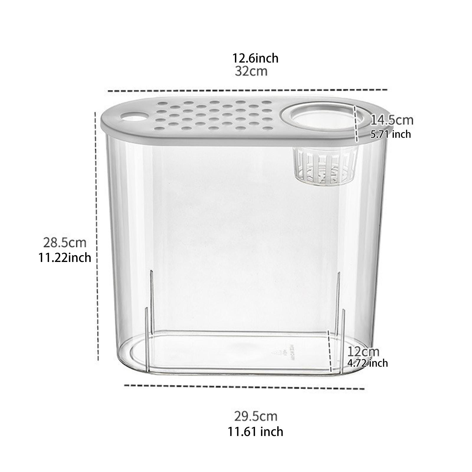 Office Desktop Fish Tank Aquar - Planted Aquarium Bowl recension och pris