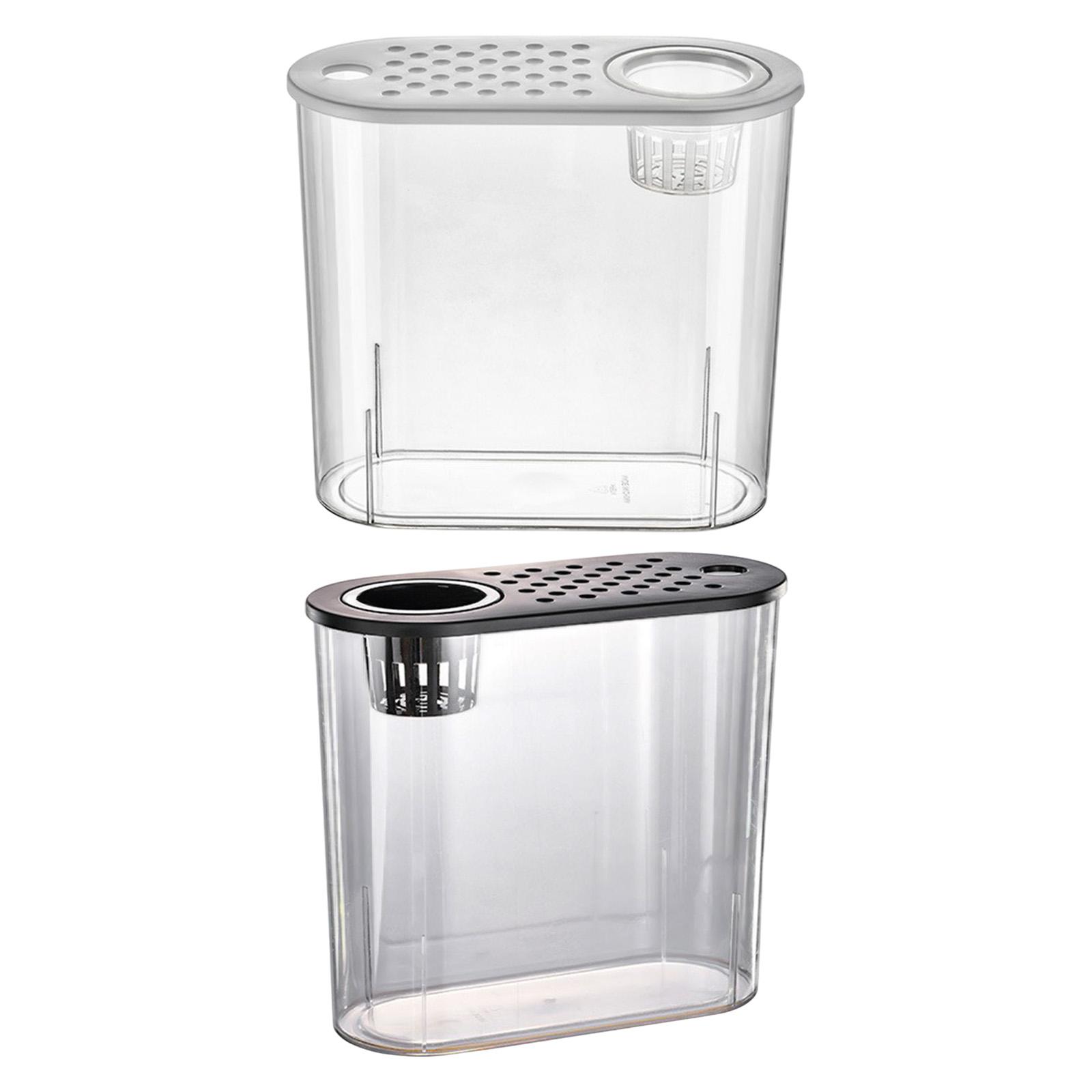 Office Desktop Fish Tank Aquar - Planted Aquarium Bowl recension och pris