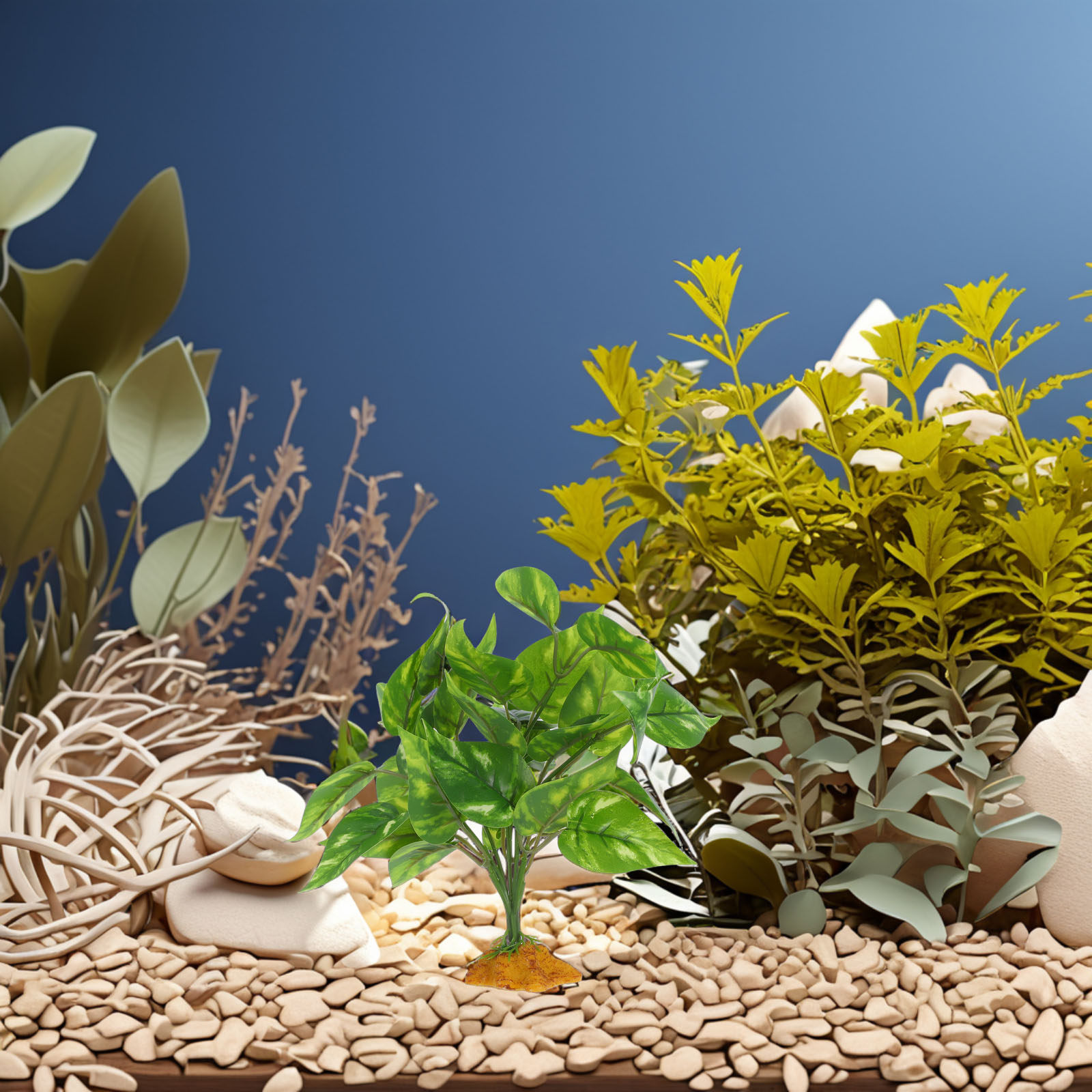 Safe Non-Toxic Realistic Artif - Planted Aquarium Bowl recension och pris