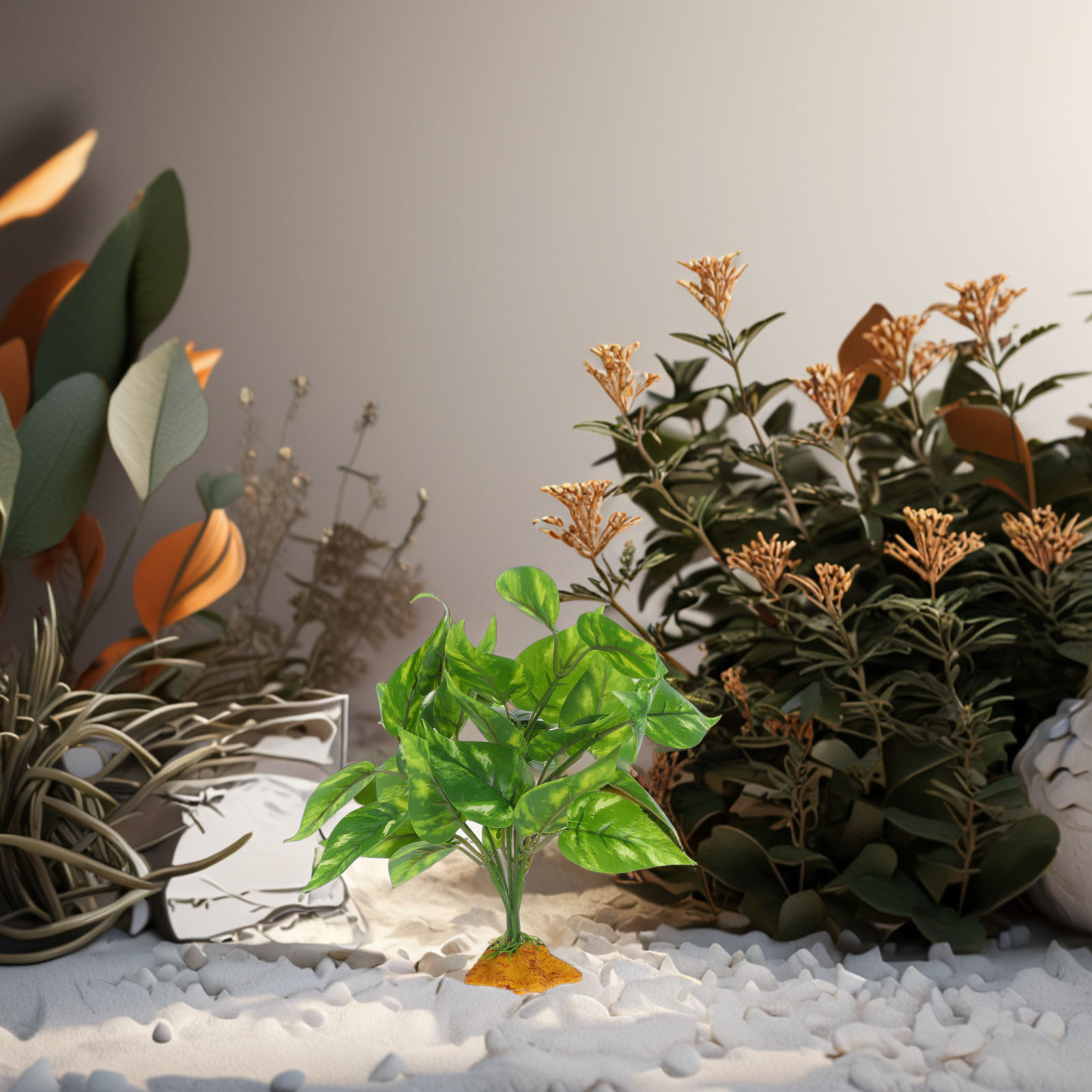 Safe Non-Toxic Realistic Artif - Planted Aquarium Bowl recension och pris