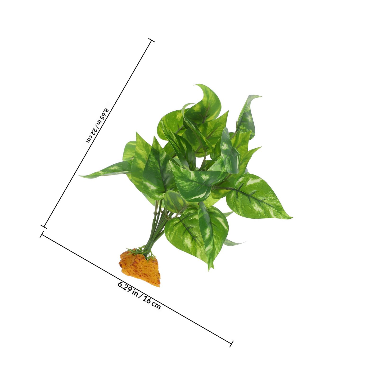 Safe Non-Toxic Realistic Artif - Planted Aquarium Bowl recension och pris