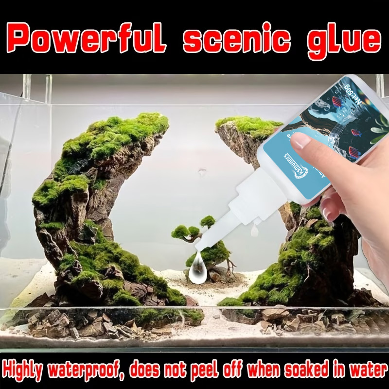 Aquarium Landscape Glue, Quick - Planted Aquarium With Driftwood recension och pris