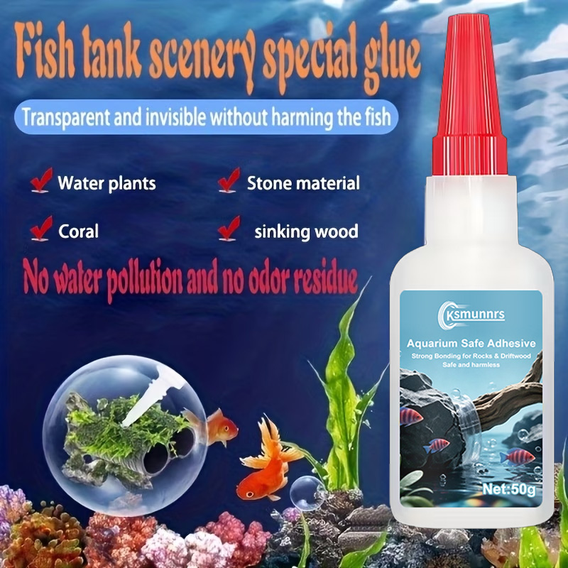 Aquarium Landscape Glue, Quick - Planted Aquarium With Driftwood recension och pris