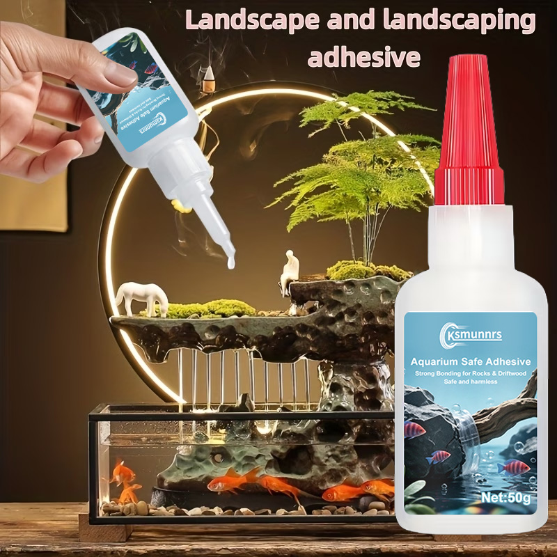 Aquarium Landscape Glue, Quick - Planted Aquarium With Driftwood recension och pris