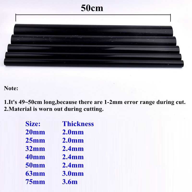 2pcs 20~75mm Black PVC Pipe Aq - Planted Aquarium Hard Water recension och pris