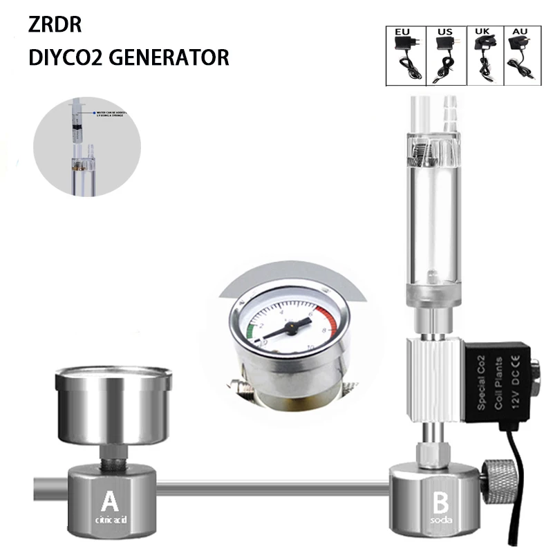 Aquarium DIY CO2 Reactor Gener - Planted Aquarium Co2 System recension och pris