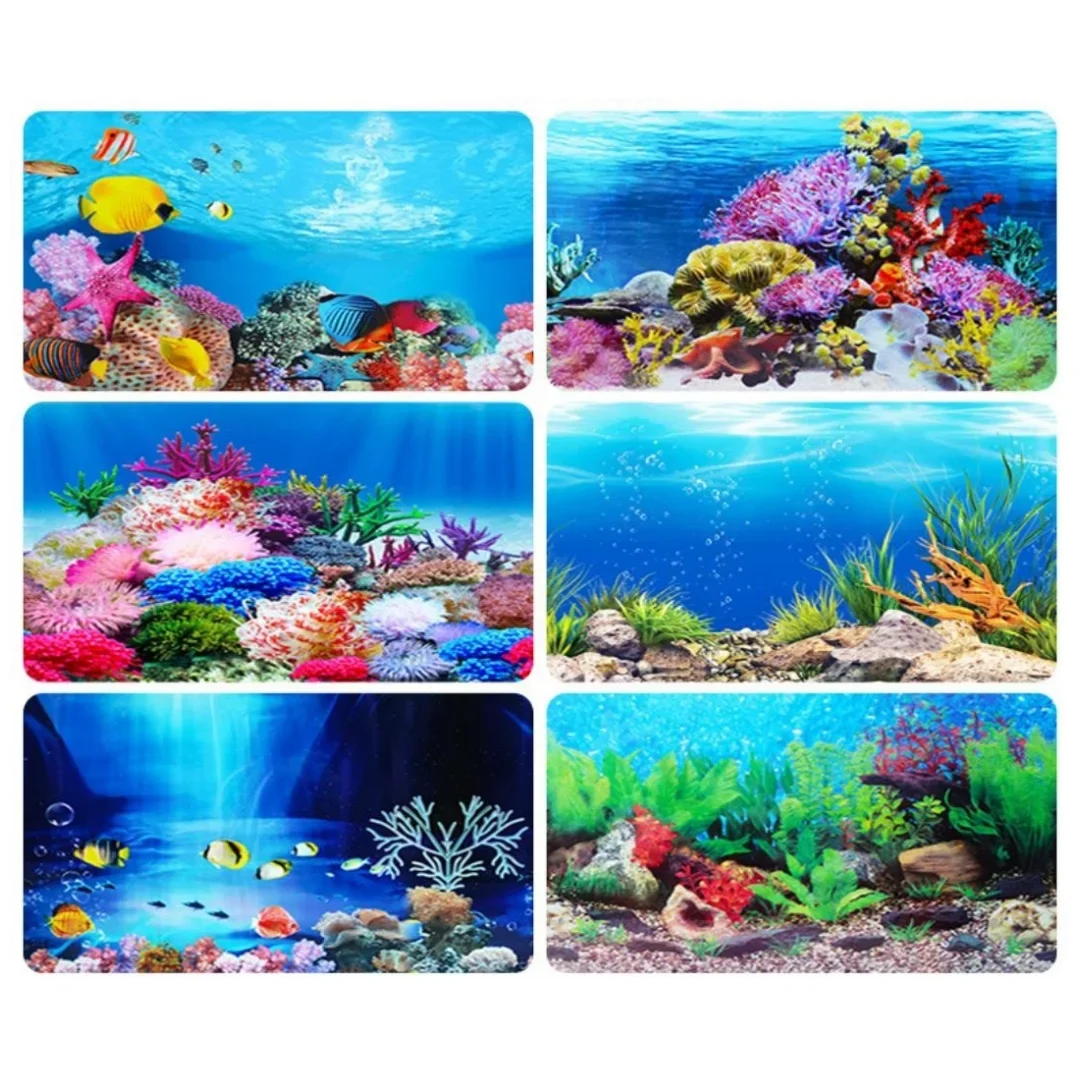 Background Aquarium 3D Sticker - Aquarium Planted Seeds recension och pris