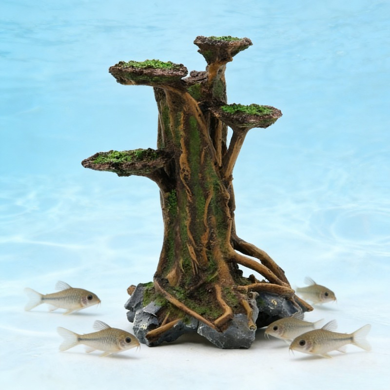 Artificial Moss Tree Driftwood - Planted Aquarium With Driftwood recension och pris