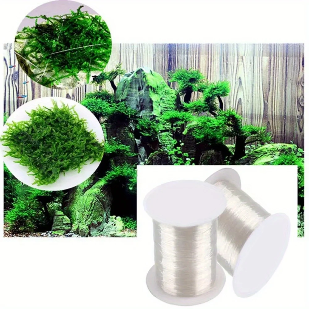 1Roll DIY Moss Line Binding Li - Planted Aquarium With Driftwood recension och pris
