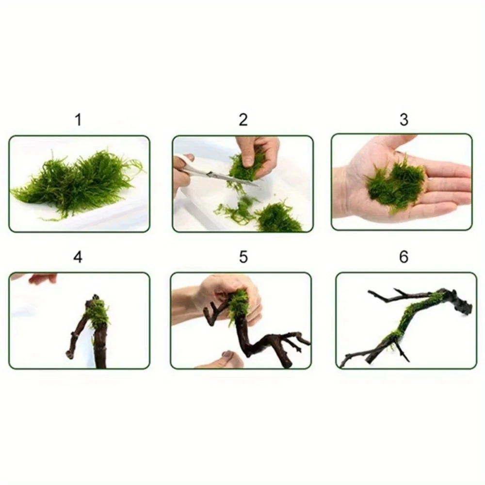 1Roll DIY Moss Line Binding Li - Planted Aquarium With Driftwood recension och pris