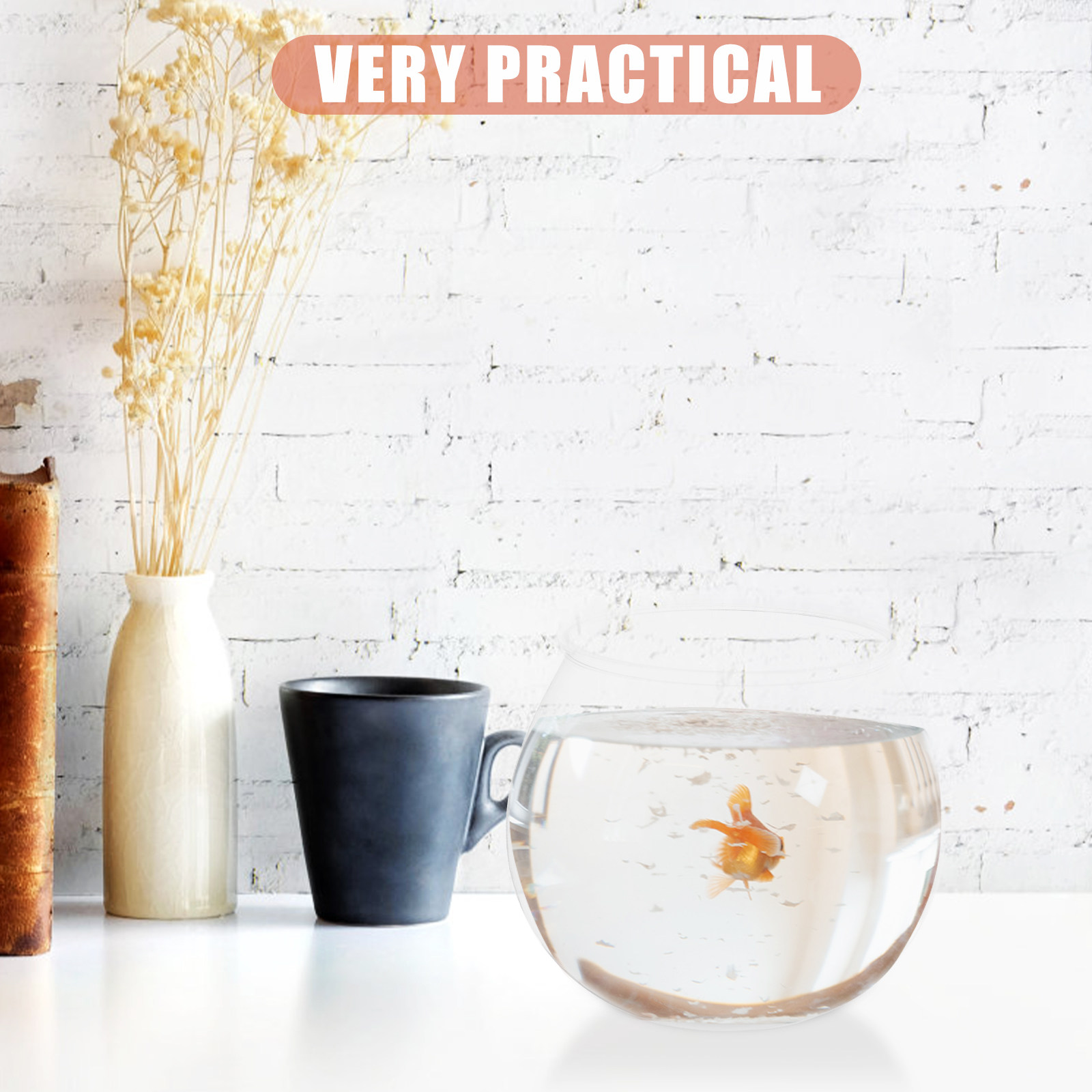 4Pcs Mini Plastic Fish Tank Cl - Planted Aquarium Bowl recension och pris