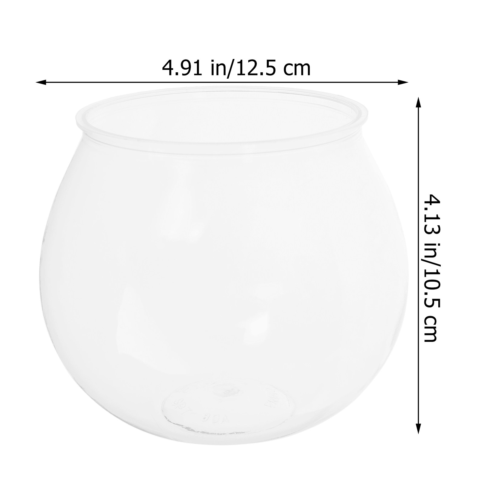 4Pcs Mini Plastic Fish Tank Cl - Planted Aquarium Bowl recension och pris