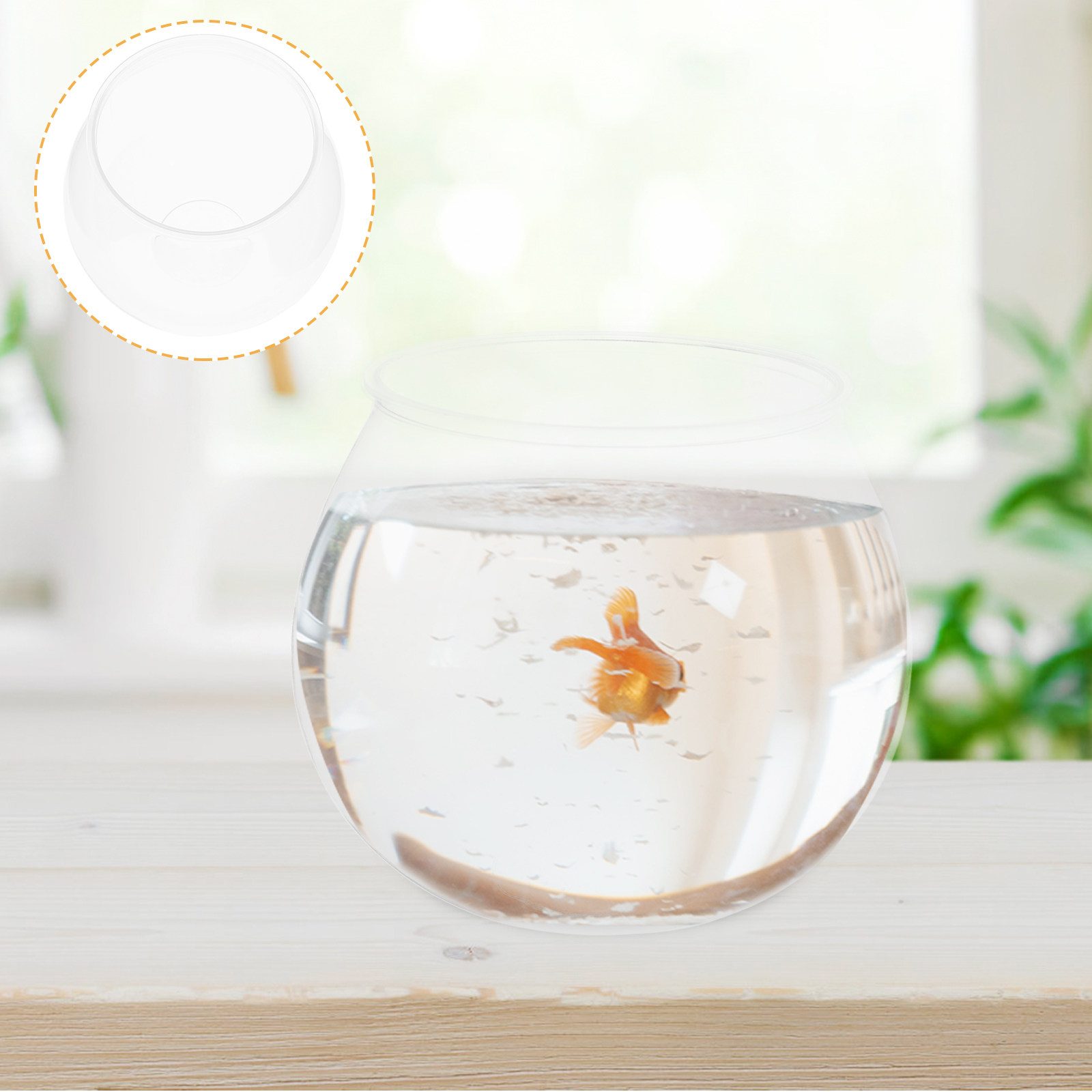4Pcs Mini Plastic Fish Tank Cl - Planted Aquarium Bowl recension och pris