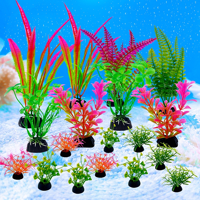 18PC Fish Tank Simulation Plan - Planted Aquarium Bowl recension och pris
