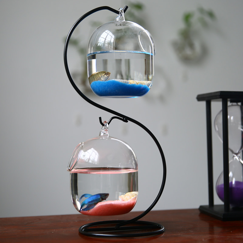 Creative Double-deck Suspended - Planted Aquarium Bowl recension och pris