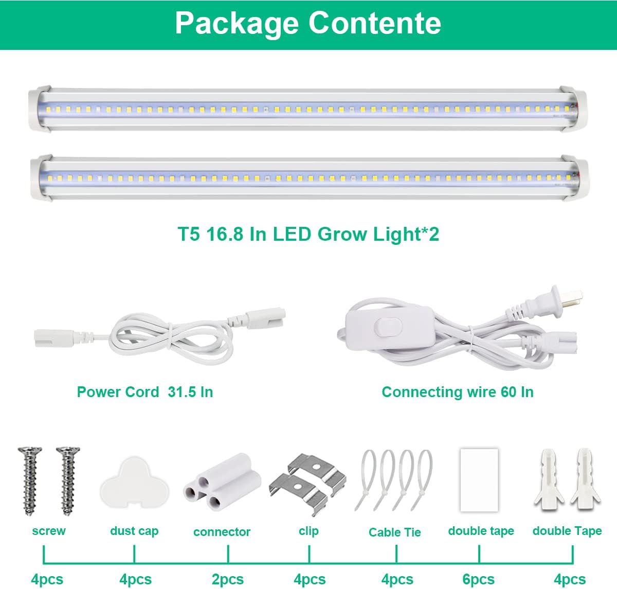 LED Grow Lamp Plant Full Spect - Aquarium Planted Seeds recension och pris
